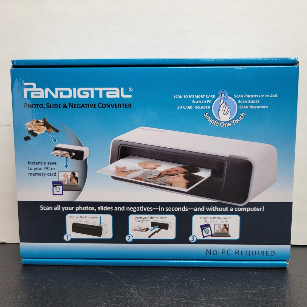 Pandigital PANSCN05 Photo Slide and Negative Converter Scanner No PC Required